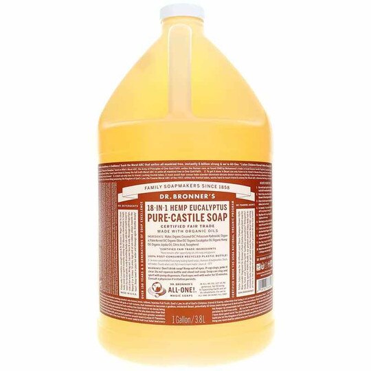 18-In-1 Hemp Pure Castile Soap, DRBM